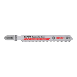 Lama per seghetto alternativo Bosch EXPERT Laminate Clean T128 BHM, 3pz.