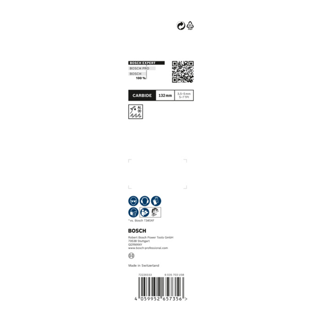 Bosch Lama per seghetto alternativo EXPERT Multi Material. Per seghetti alternativi