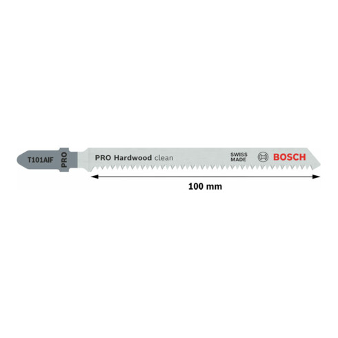 Lama per seghetto alternativo Bosch T 101 AIF, Clean for Hard Wood