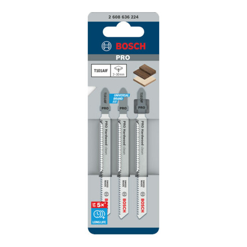 Lama per seghetto alternativo Bosch T 101 AIF, Clean for Hard Wood