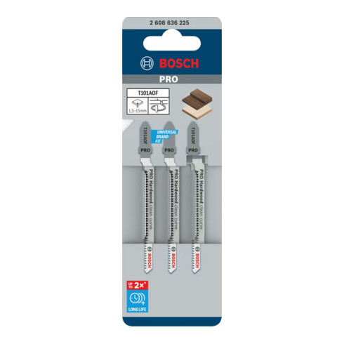 Lama per seghetto alternativo Bosch T 101 AOF, Clean for Hard Wood