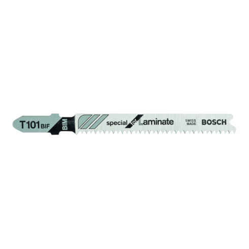 Bosch Lama per seghetto alternativo T 101 BIF, Special for Laminate