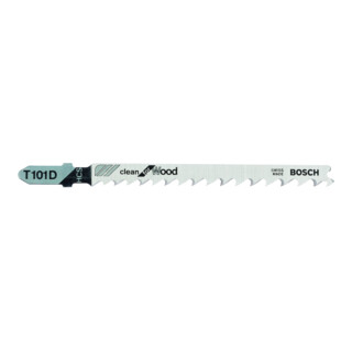 Bosch Lama per seghetto alternativo T 101 D, Clean for Wood