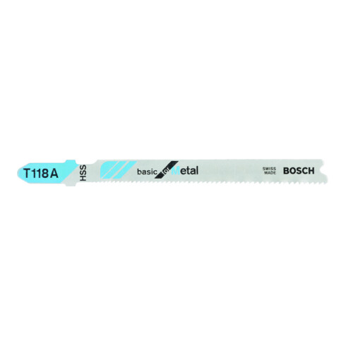 Bosch Lama per seghetto alternativo T 118 A, Basic for Metal