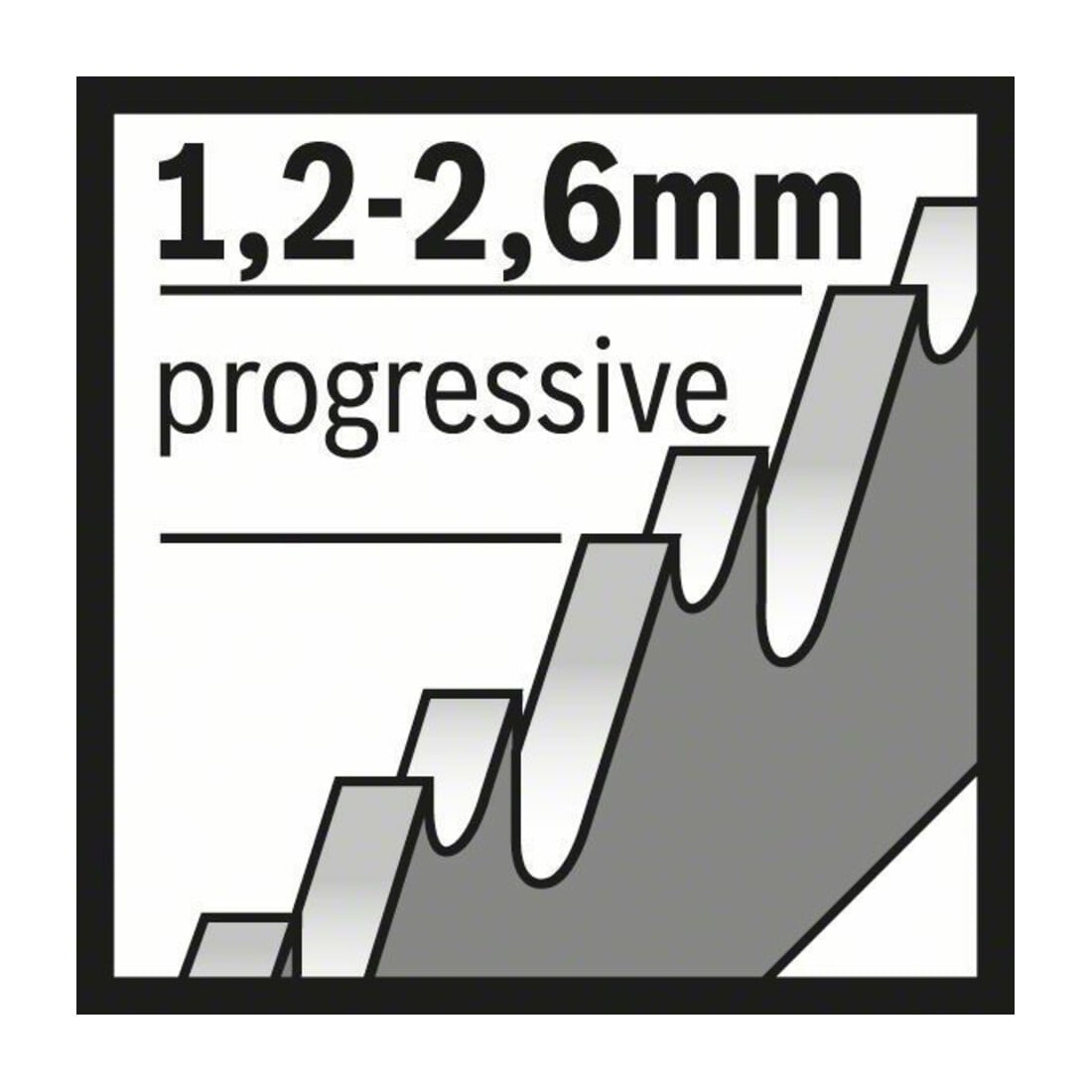 Bosch Lama per seghetto alternativo T 123 XF, Progressor for Metal