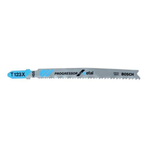 Bosch Lama per seghetto alternativo T 123 XF, Progressor for Metal