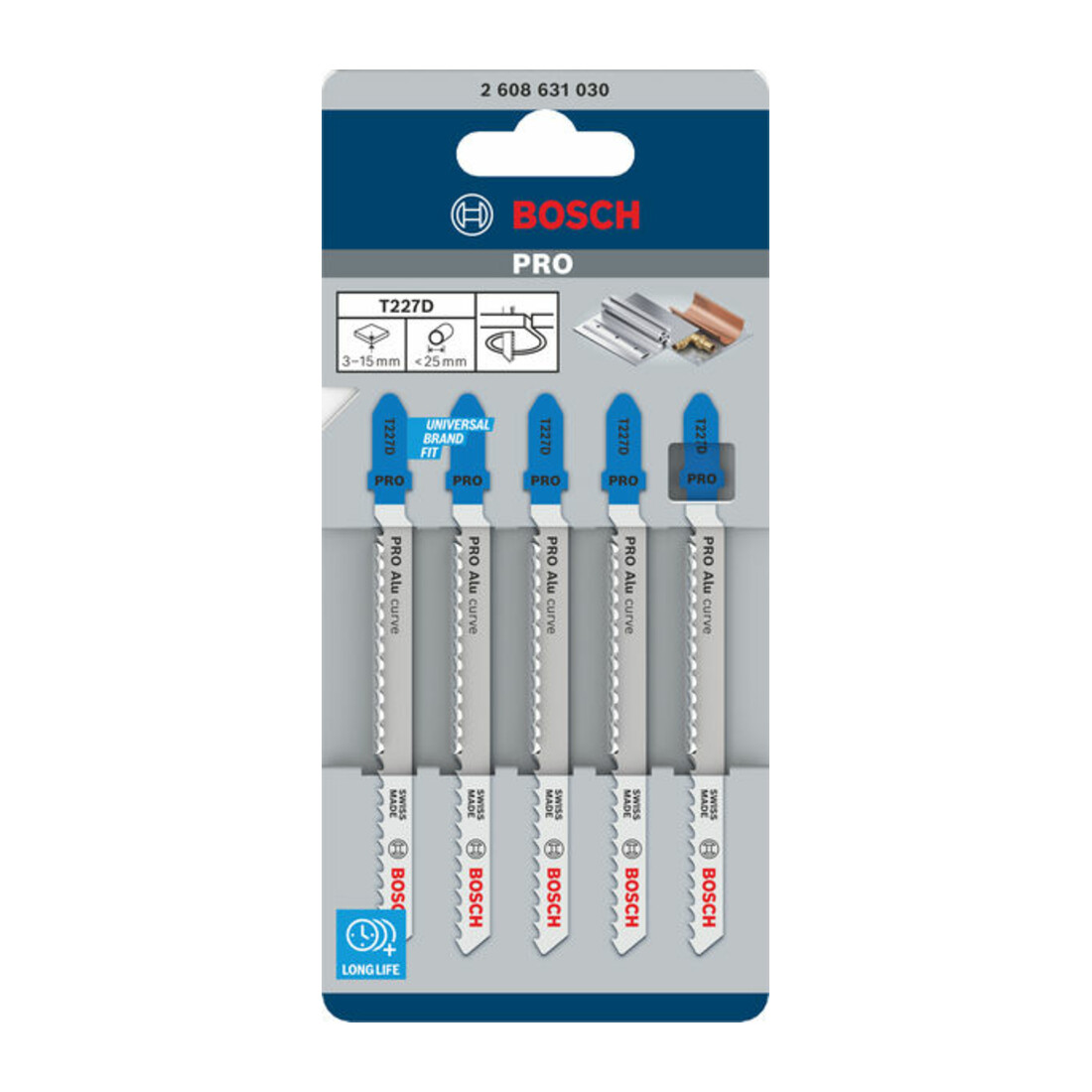 Bosch Lama per seghetto alternativo T 227 D, Special for Alu