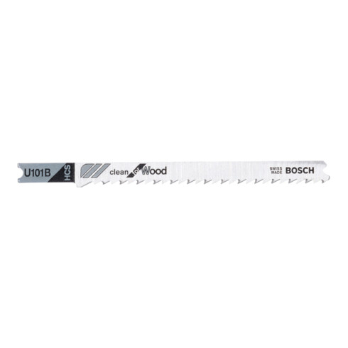 Lama per seghetto alternativo Bosch U 101 B, Clean for Wood