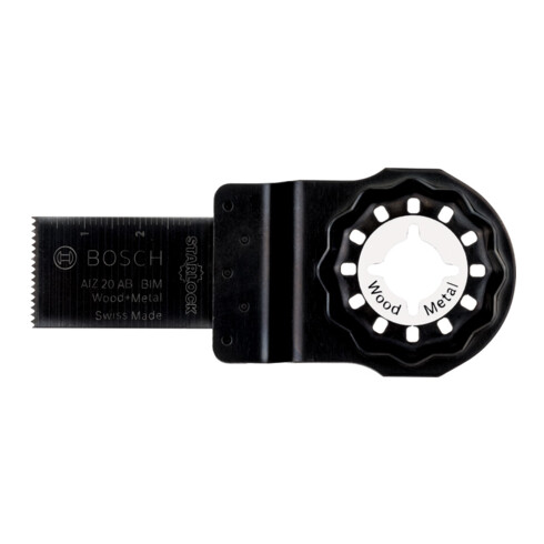 Bosch Lama per taglio a tuffo AIZ 20 AB Metal, BIM, 20x20mm
