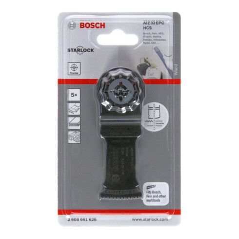 Bosch Lama per taglio a tuffo AIZ 32 EC Wood 50x32mm
