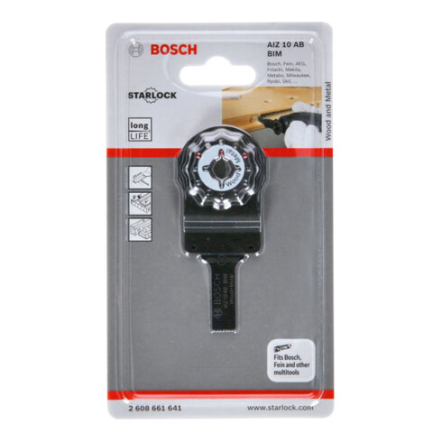 Bosch Lama per taglio a tuffo BIM AIZ 10 AB Wood and Metal 20x10mm