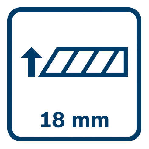 Bosch Lame de cutter 18 mm