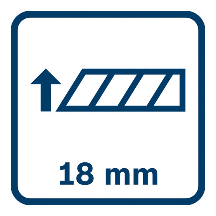 Bosch Lame de cutter 18 mm