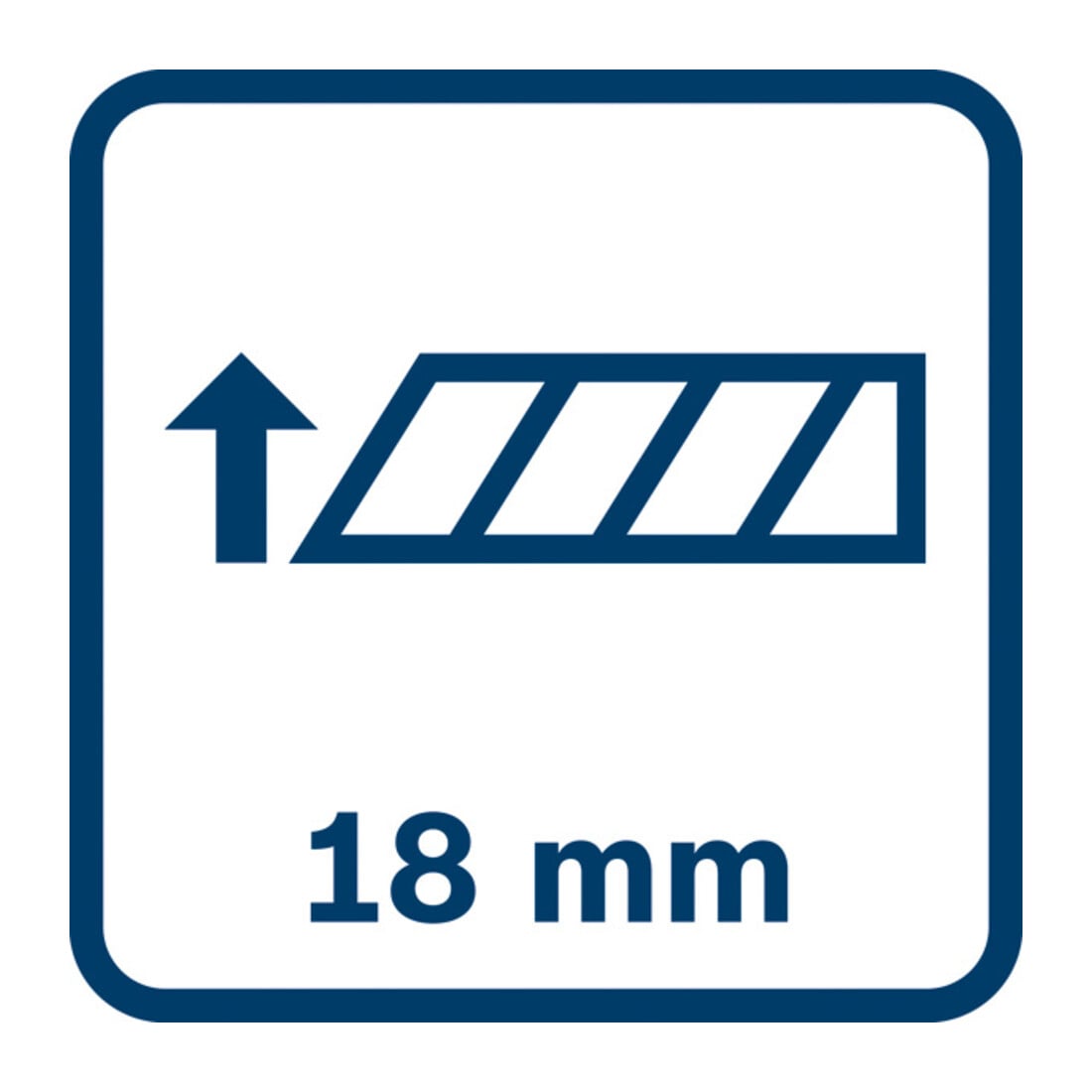 Bosch Lame de cutter 18 mm