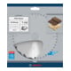 BOSCH Lame de scie circulaire bois, denture alternée,-⌀ lame D: 165SW mm
