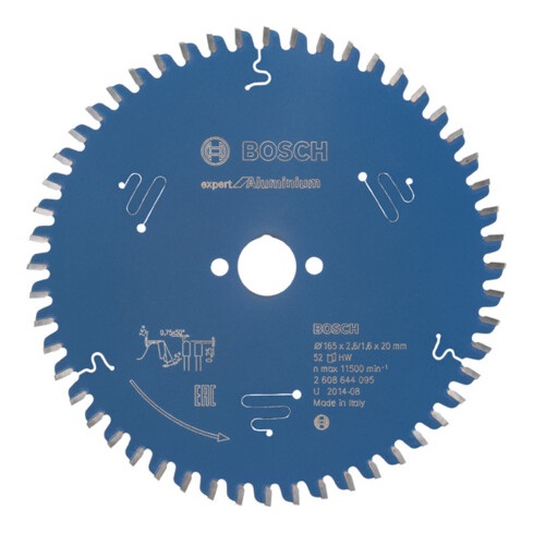 BOSCH Lame de scie circulaire expert for Aluminium 165 mm