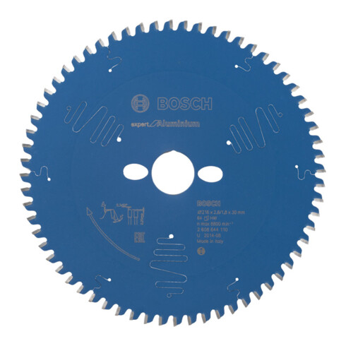 BOSCH Lame de scie circulaire expert for Aluminium 216 mm