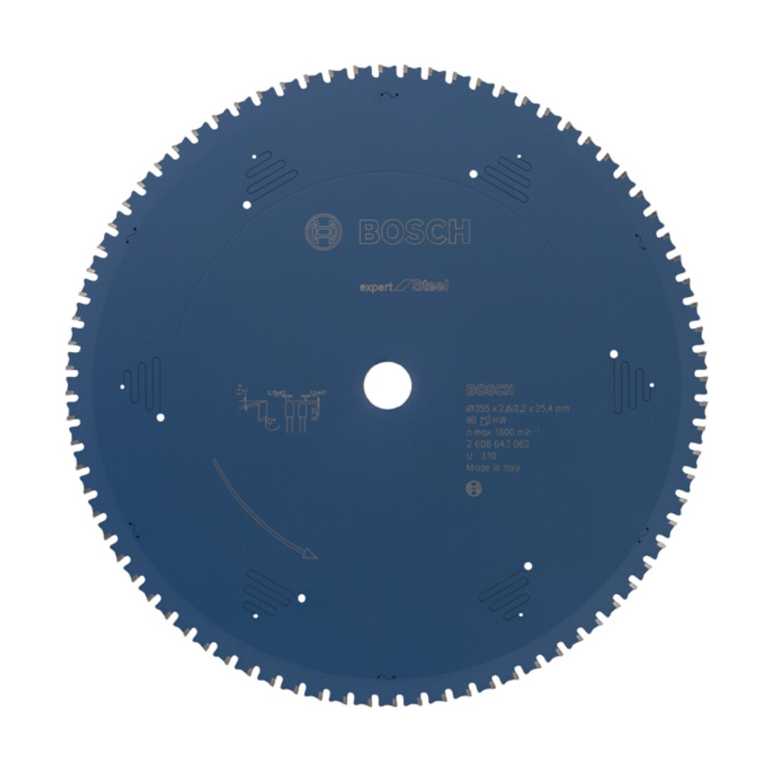 BOSCH Lame de scie circulaire expert for Steel 355 mm