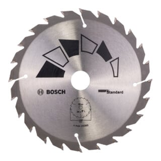 Bosch Lame de scie circulaire STANDARD D= 150 mm, alésage= 20 mm, Z= 24