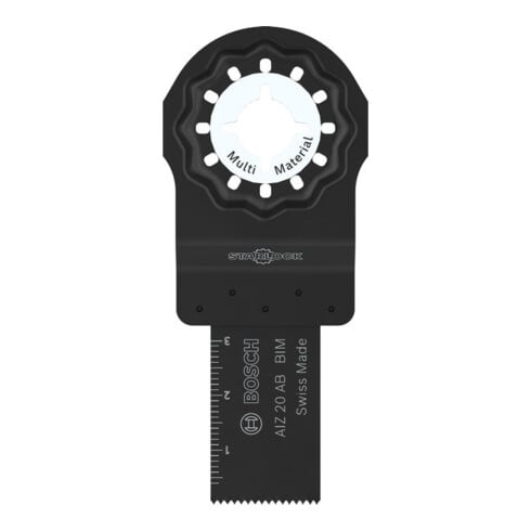 Bosch Lame de scie plongeante AIZ 20 AB Multi Matériaux, Starlock, 20 x 30 mm, 5 pièces