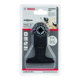 Bosch Lame de scie plongeante BiM AII 65 BSPC VE 5 pièces Starlock