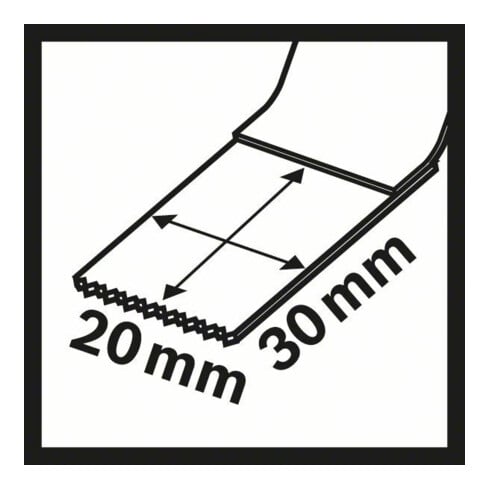 Bosch Lame de scie plongeante BiM AIZ 20 AB VE 5 pièces Starlock