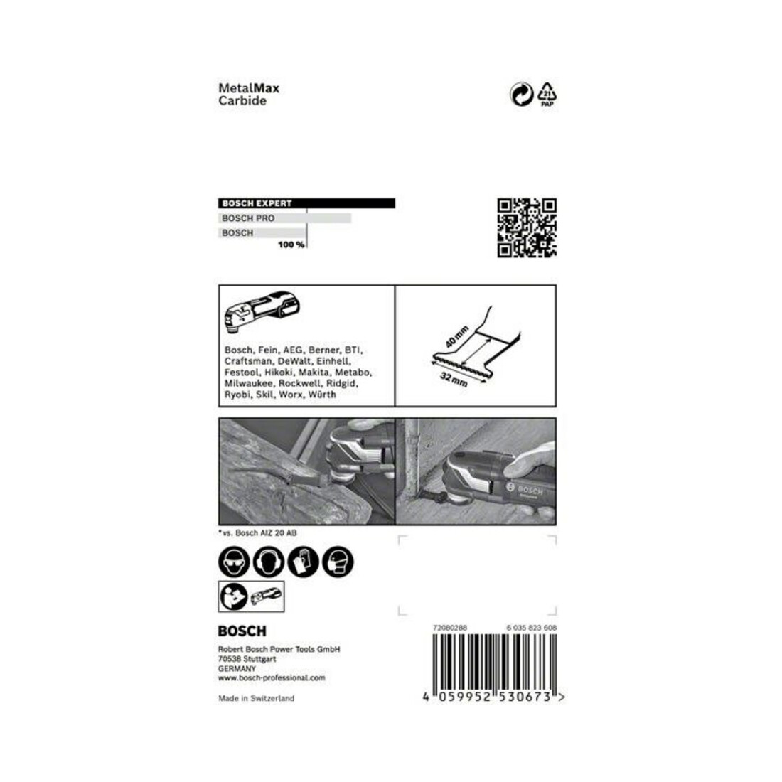 Bosch Lame de scie plongeante EXPERT AIZ 32 AIT VE 5 pièces Starlock