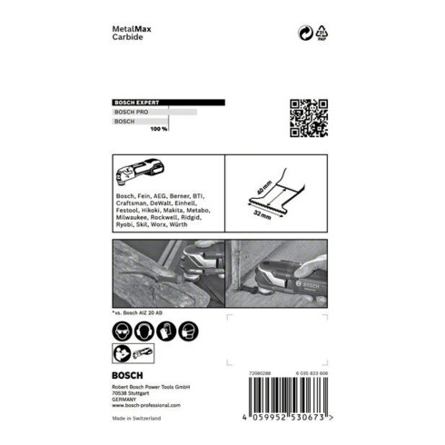 Bosch Lame de scie plongeante EXPERT AIZ 32 AIT VE 5 pièces Starlock