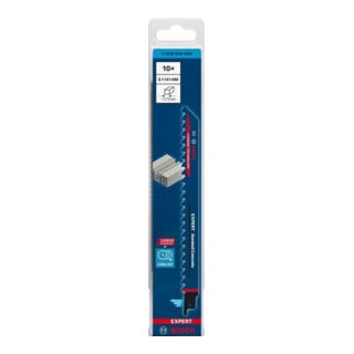 Bosch Lame de scie sabre EXPERT S 1141 HM VE 10 pcs Béton cellulaire