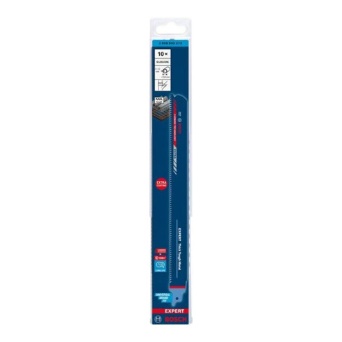 Bosch Lame de scie sabre EXPERT S 1255 CHC VE 10 pcs Métal épais robuste