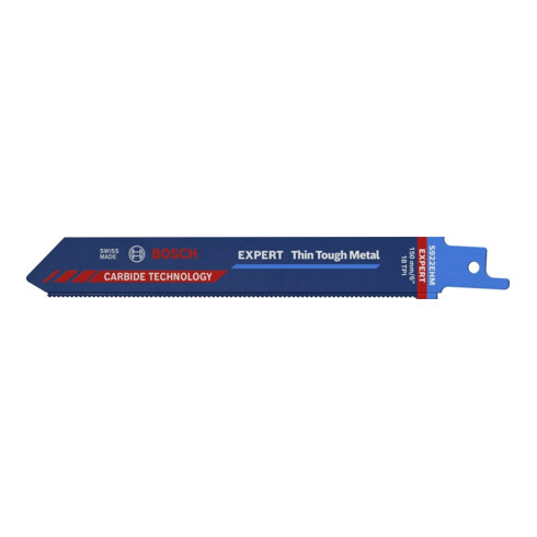 Bosch Lame de scie sabre EXPERT S 922 EHM VE de 10 pièces Thin Tough Metal
