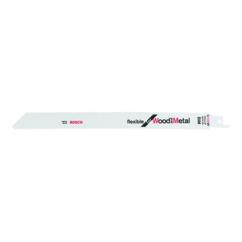 Bosch Lame de scie sabre S 1122 VF VE 25 pcs flexible pour bois et métal