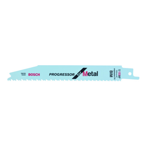 Bosch Lame de scie sabre S 123 XF VE x 5 Progressor pour métal