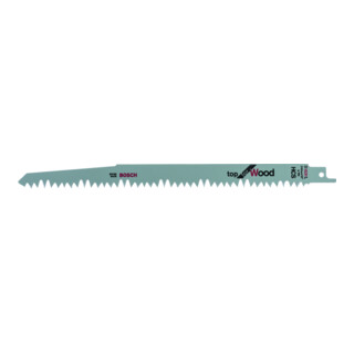 Bosch Lame de scie sabre S 1531 L VE, 25 pièces, idéale pour le bois