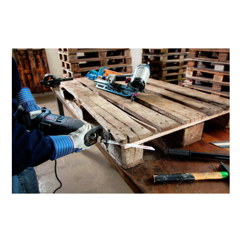 Bosch Lame de scie sabre S 725 VFR VE, 5 pièces, spéciale réparation de palettes