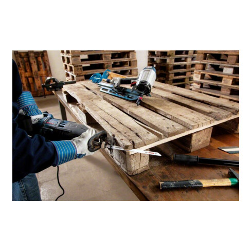 Bosch Lame de scie sabre S 725 VFR VE, 5 pièces, spéciale réparation de palettes