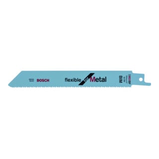 Bosch Lame de scie sabre S 922 BF VE, 100 pièces, flexible pour métal