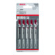 Bosch Lame de scie sauteuse T 102 D lot de 5 Clean for PP