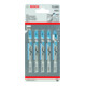 Bosch Lame de scie sauteuse T 118 B VE 5 pcs Basic pour métal-2