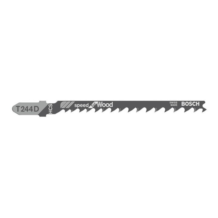 Bosch Lame de scie sauteuse T 244 D VE 100 pcs Speed pour bois