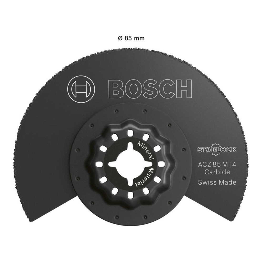 Bosch Lame de scie segmentée ACZ 85 MT4 pour matériaux minéraux, Starlock, 85 mm, 10 pièces