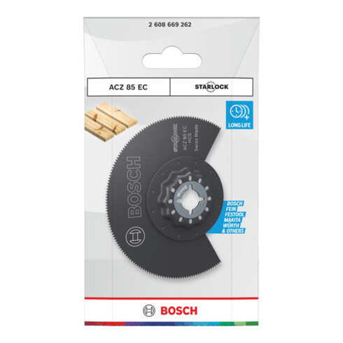 Bosch Lame de scie segmentée bois ACZ 85 EC, Starlock, 85 mm