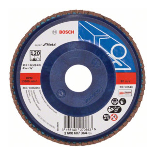 Bosch lamellenschijf X551 Expert for Metal, recht, kunststof