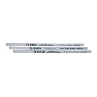 Bosch Lames de scie à archet 150 mm 24 TPI, lot de 3