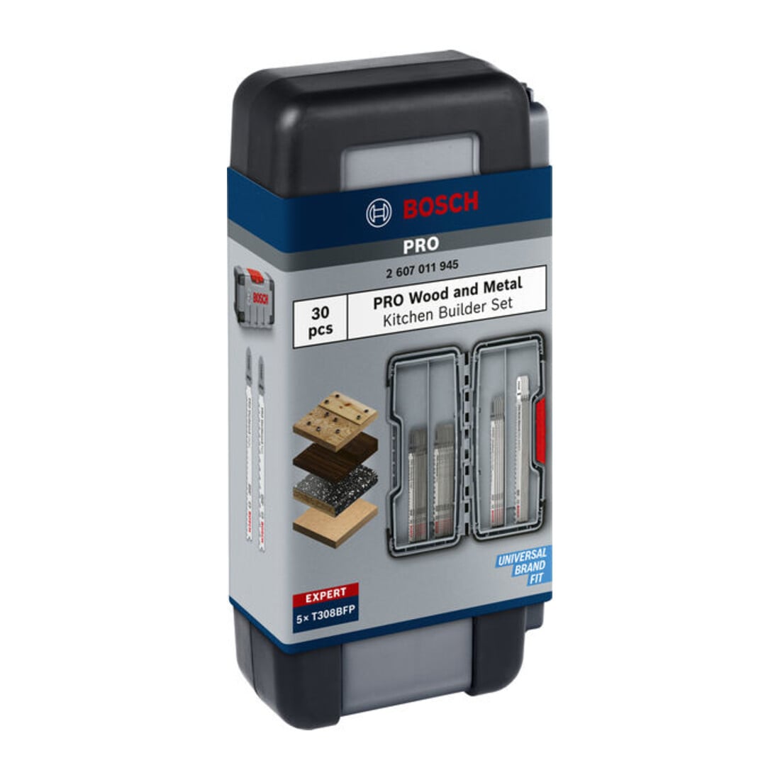Bosch Lames de scie PRO Bois et Métal Set Cuisinier, 30 pcs