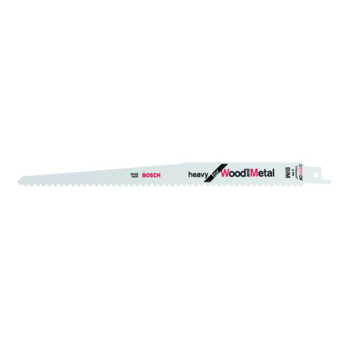 Bosch Lames de scie sabre S 1111 DF VE x 5 Heavy pour bois et métal