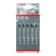 Bosch Lames de scie sauteuse T 101 AOF VE, 5 pièces, spécial stratifié-1