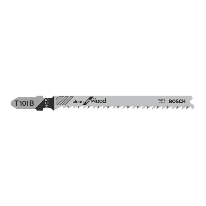 Bosch Lames de scie sauteuse T 101 B, paquet de 100 pièces