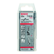 Bosch Lames de scie sauteuse T 101 B VE x 25 Clean for Wood