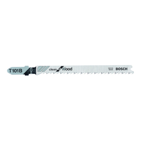 Bosch Lames de scie sauteuse T 101 B VE x 25 Clean for Wood